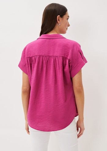 Phase Eight Thea Shirts Pink Canada | ZYAQCO-309